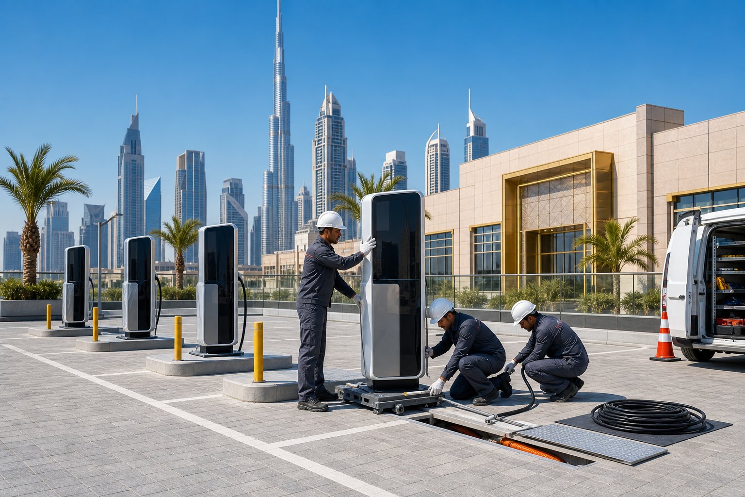 Commercial EV Charger Installation
